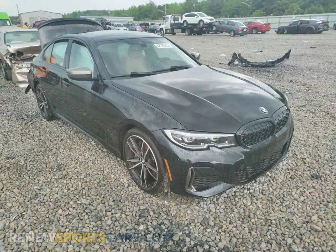 1 Photograph of a damaged car WBA5U9C03LFH98649 BMW M3 2020