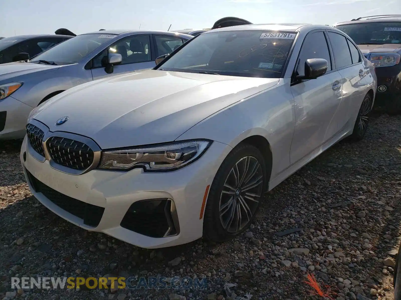 2 Photograph of a damaged car WBA5U9C04LA380496 BMW M3 2020
