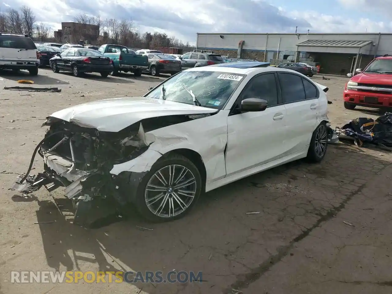1 Photograph of a damaged car WBA5U9C04LFH21305 BMW M3 2020
