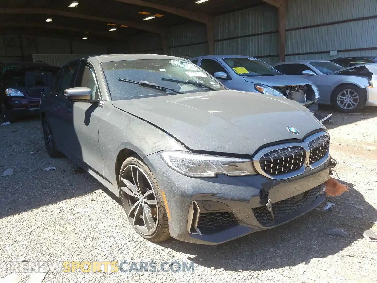 1 Photograph of a damaged car WBA5U9C04LFJ75196 BMW M3 2020