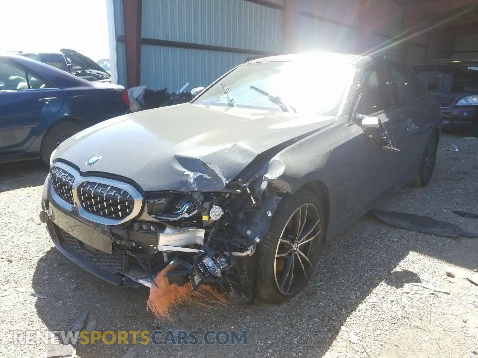2 Photograph of a damaged car WBA5U9C04LFJ75196 BMW M3 2020