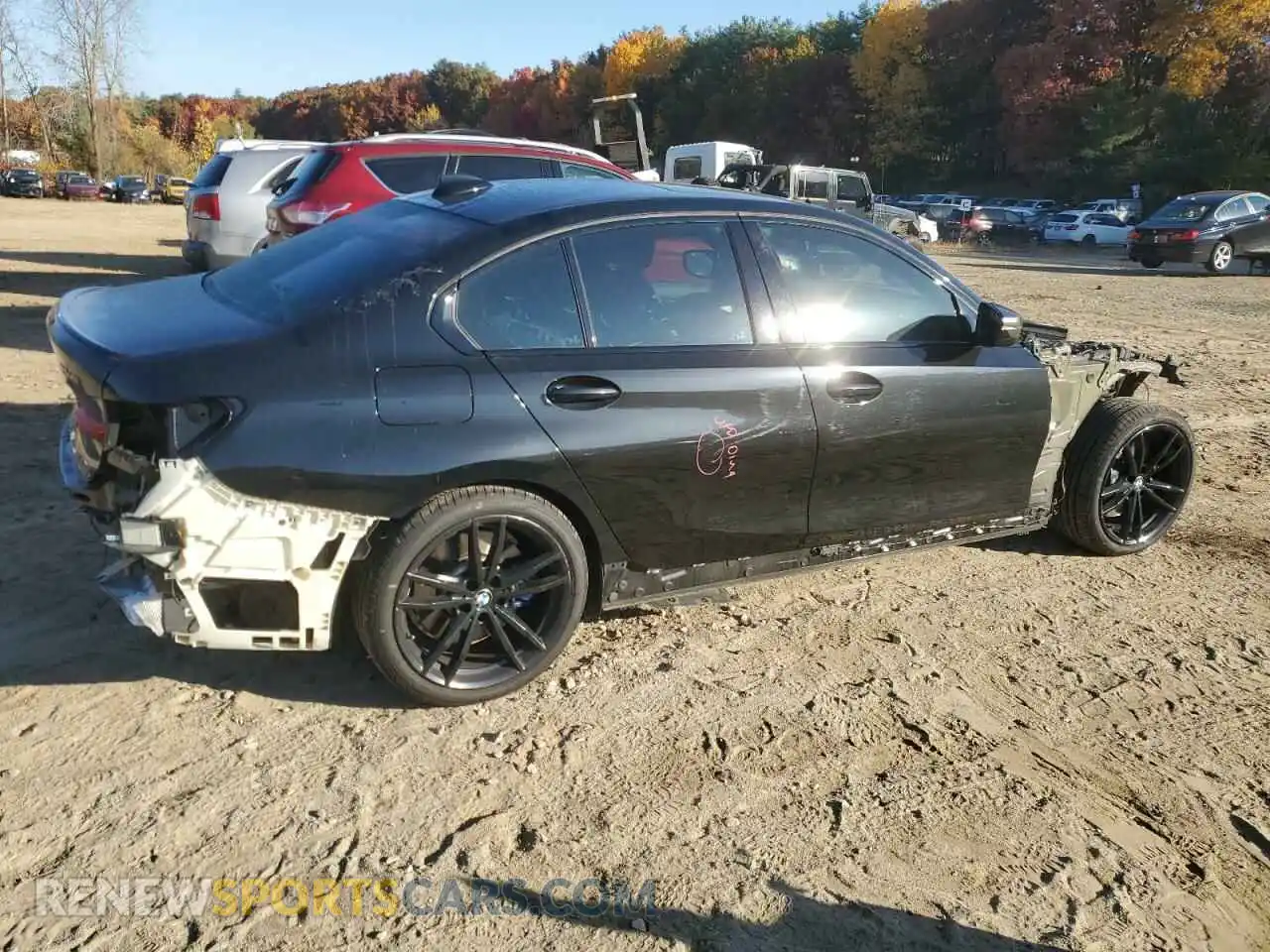 3 Photograph of a damaged car WBA5U9C07LFH59076 BMW M3 2020