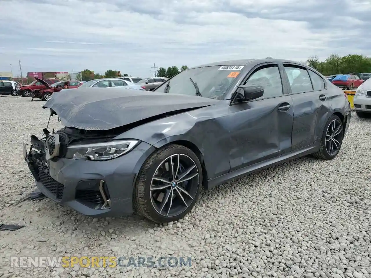 1 fotografías del automóvil dañado WBA5U9C07LFJ56657 BMW M3 2020
