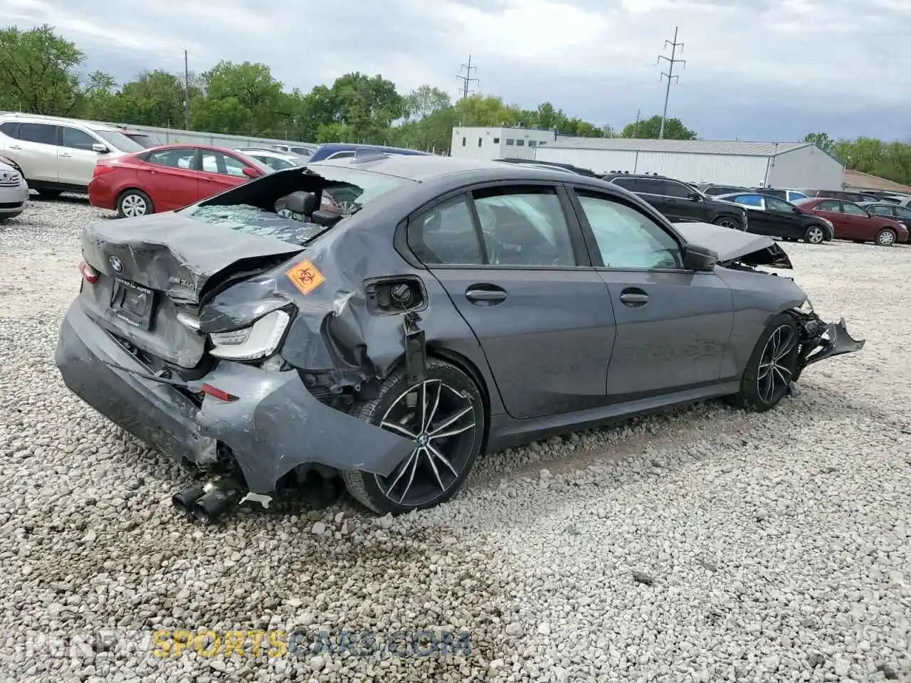 3 fotografías del automóvil dañado WBA5U9C07LFJ56657 BMW M3 2020