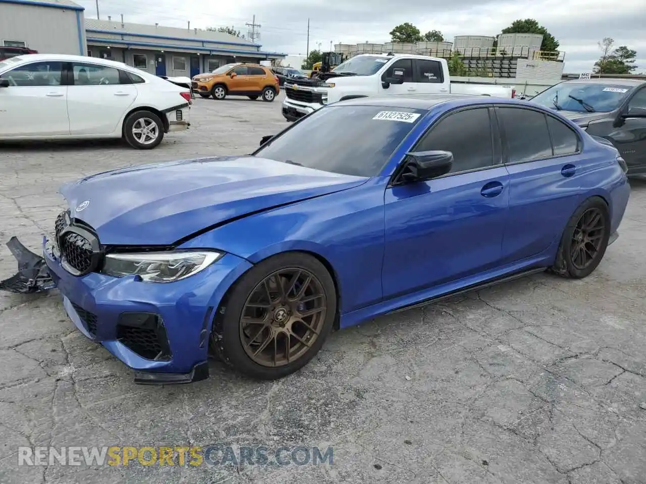 1 Фотография поврежденного автомобиля 3MW5U7J02M8B53862 BMW M3 2021