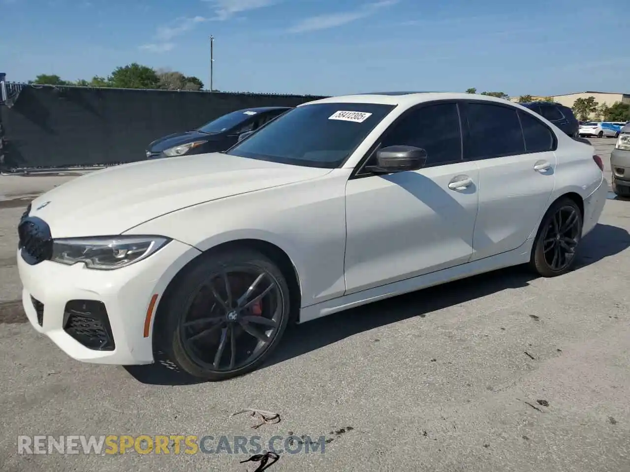 1 Photograph of a damaged car 3MW5U7J02M8B87249 BMW M3 2021
