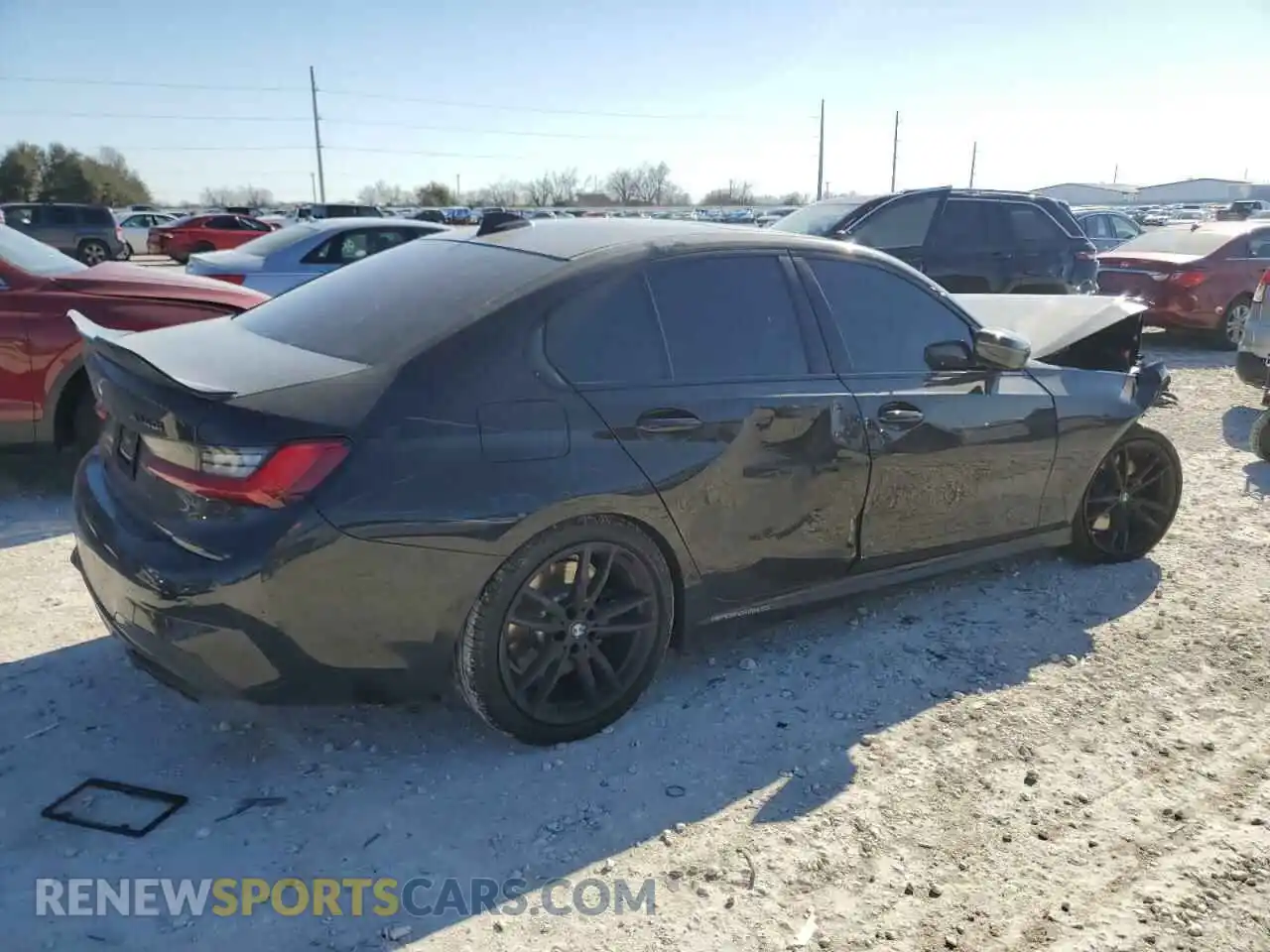 3 Photograph of a damaged car 3MW5U7J03M8C02731 BMW M3 2021