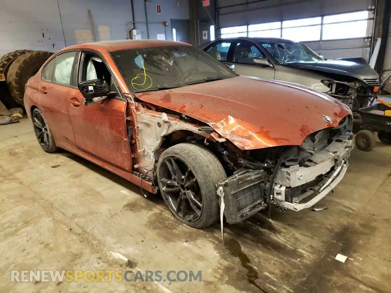 1 Photograph of a damaged car 3MW5U7J07M8B64761 BMW M3 2021