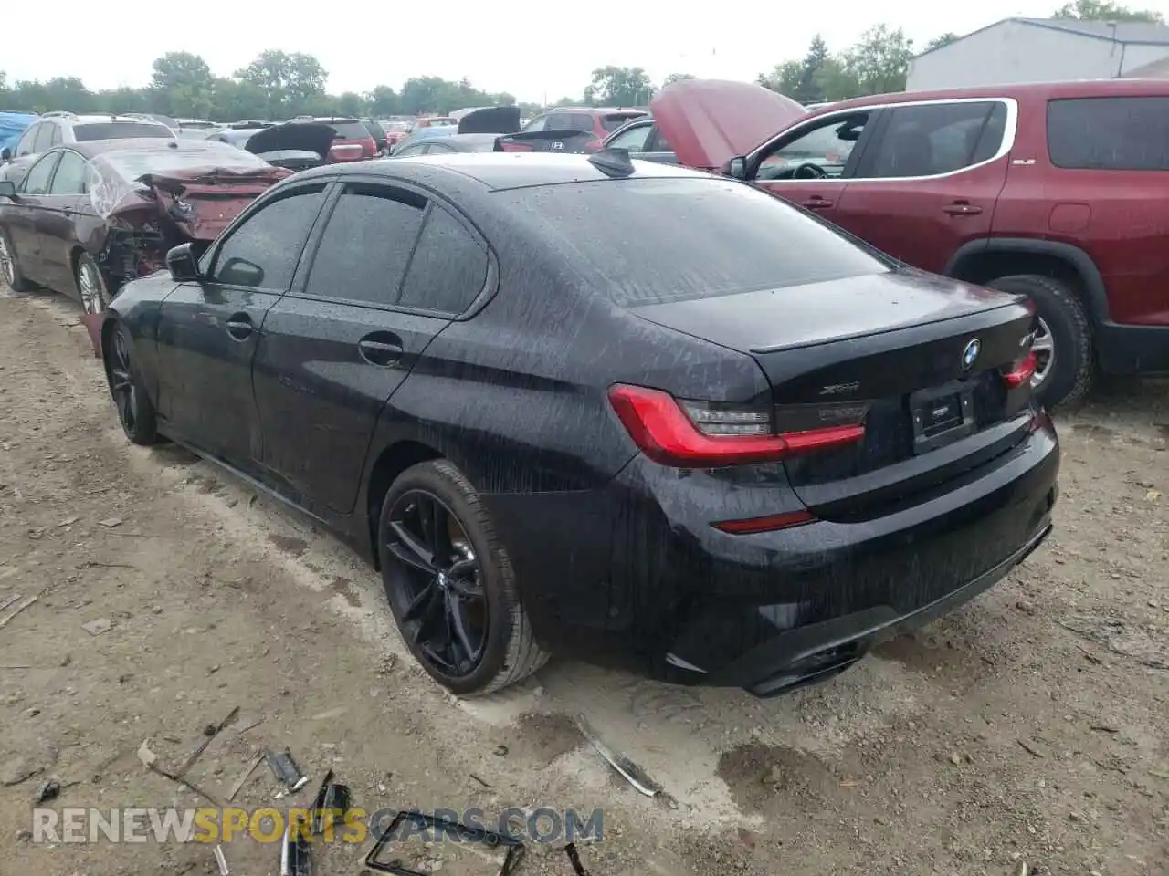 3 Photograph of a damaged car 3MW5U9J00M8B87293 BMW M3 2021