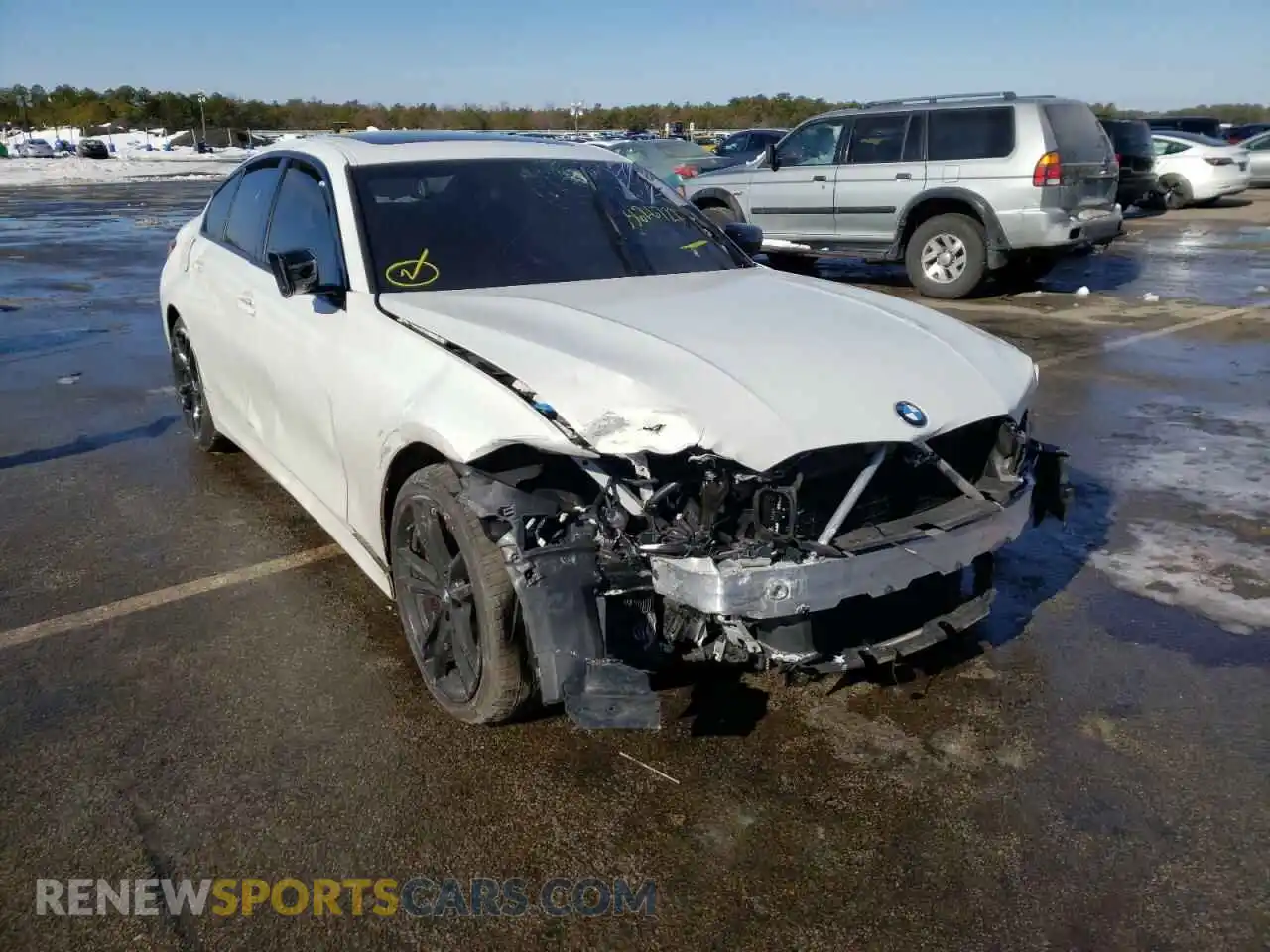 1 Фотография поврежденного автомобиля 3MW5U9J02M8C01226 BMW M3 2021