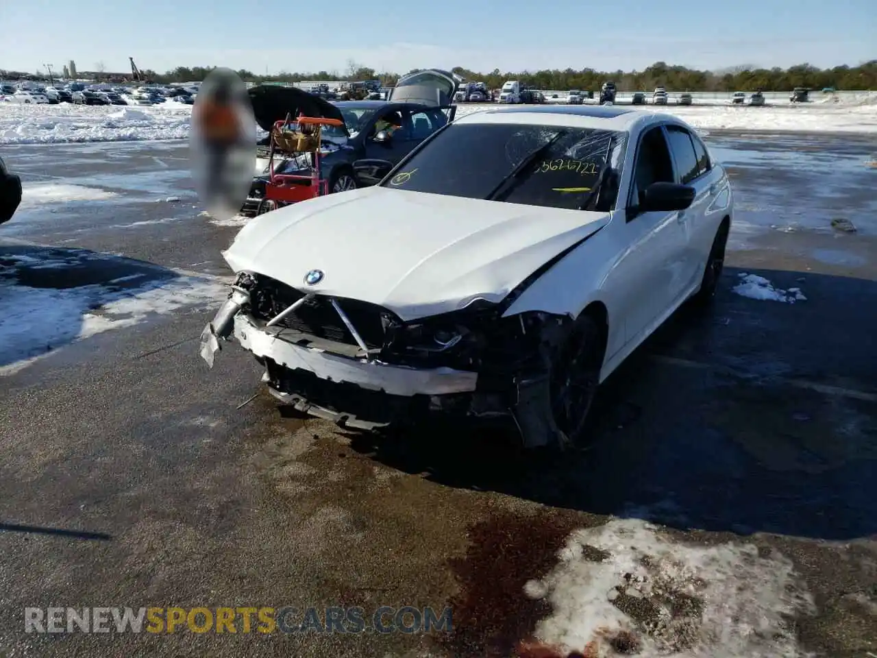 2 Фотография поврежденного автомобиля 3MW5U9J02M8C01226 BMW M3 2021