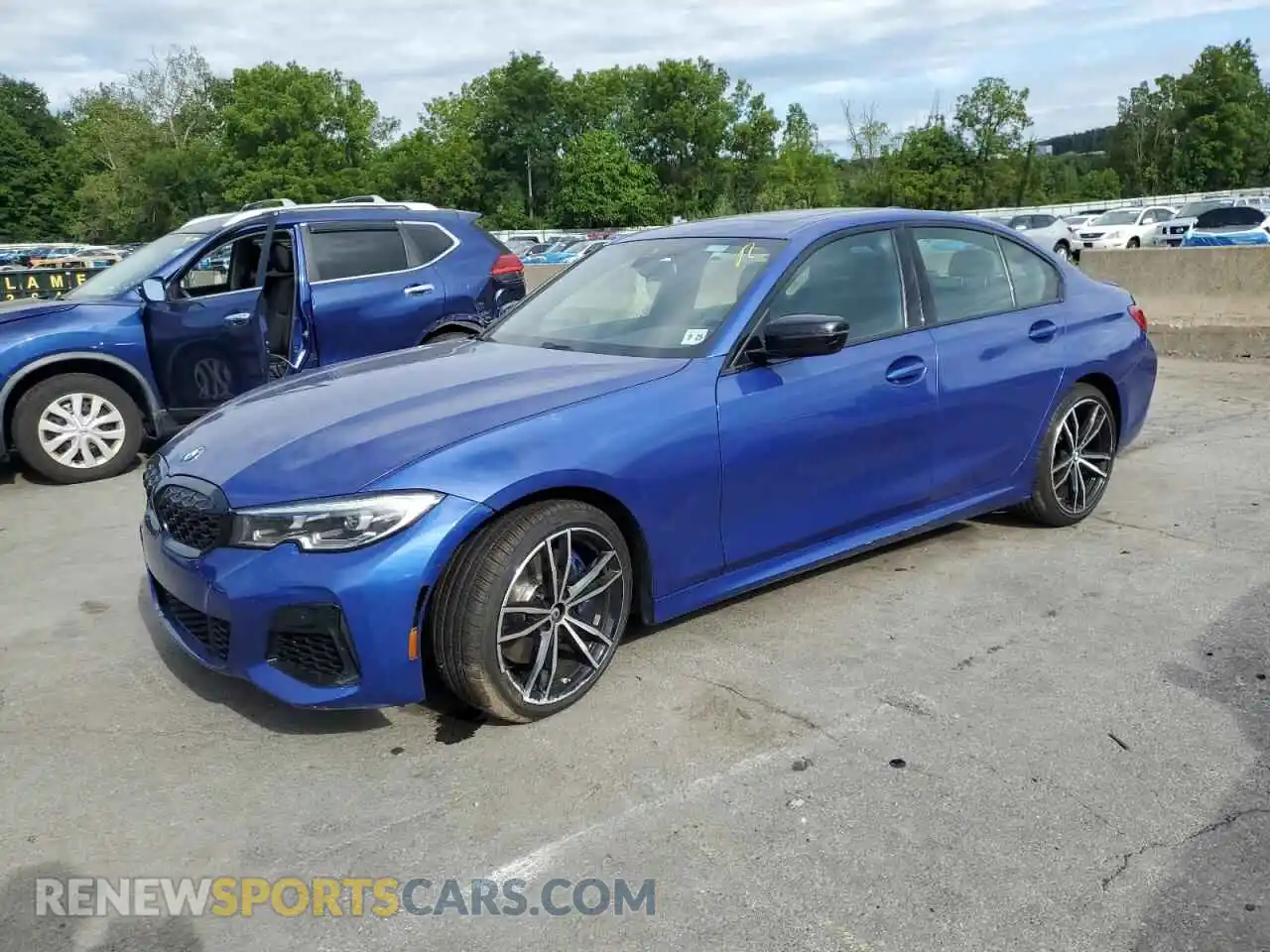 1 Photograph of a damaged car 3MW5U9J03M8B50996 BMW M3 2021