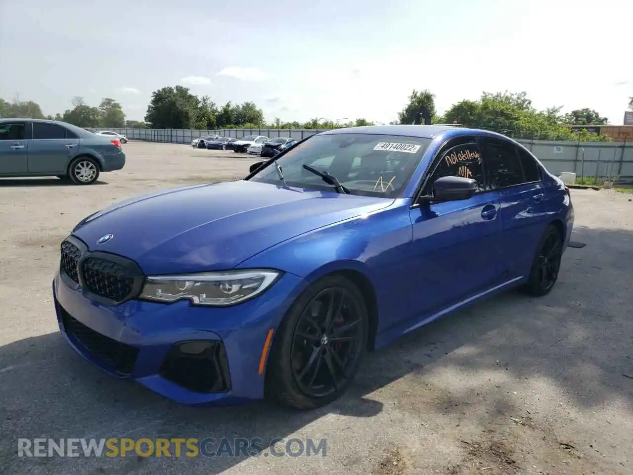 2 Photograph of a damaged car 3MW5U9J03M8C21906 BMW M3 2021
