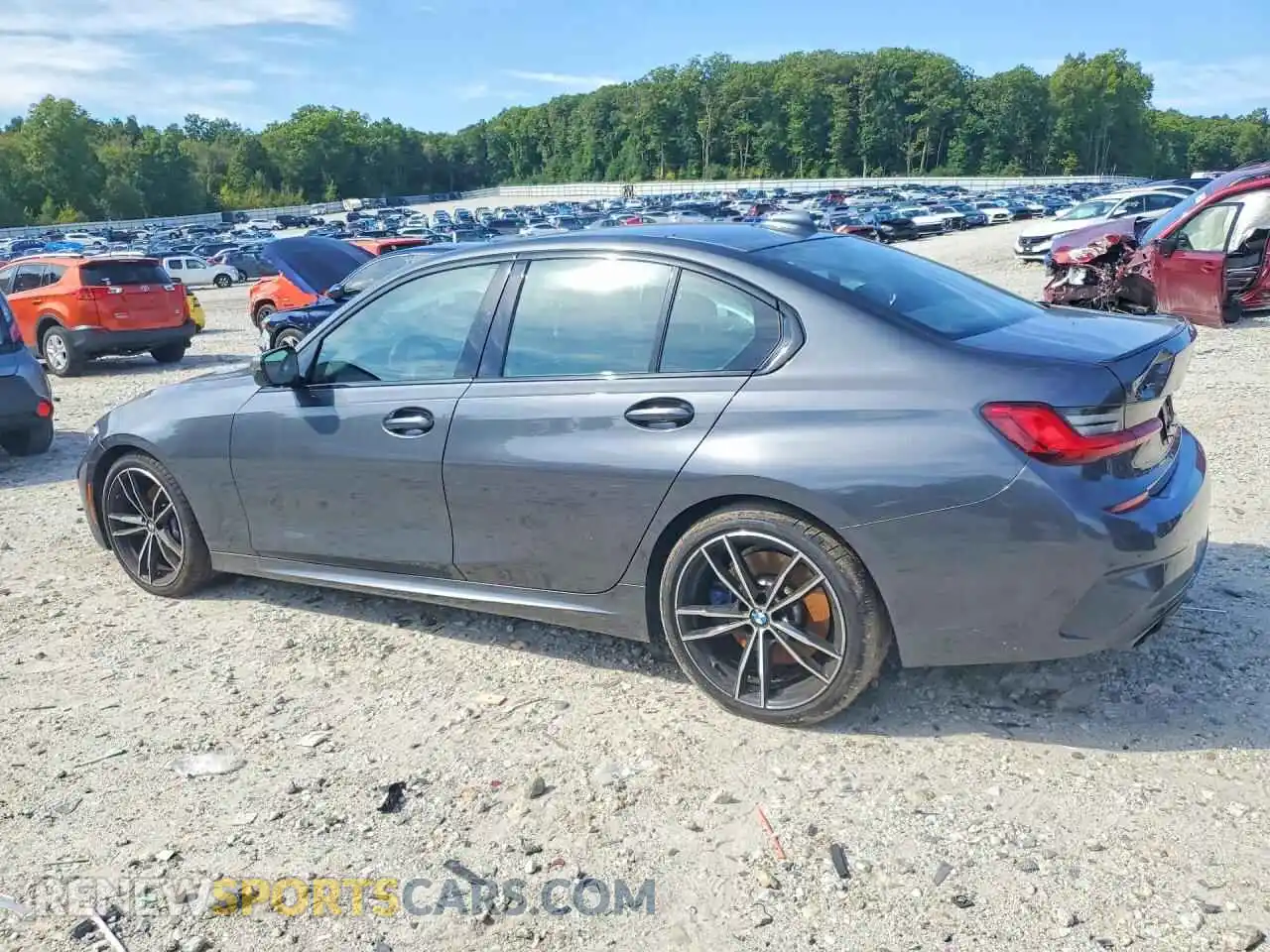2 Фотография поврежденного автомобиля 3MW5U9J04M8B66348 BMW M3 2021