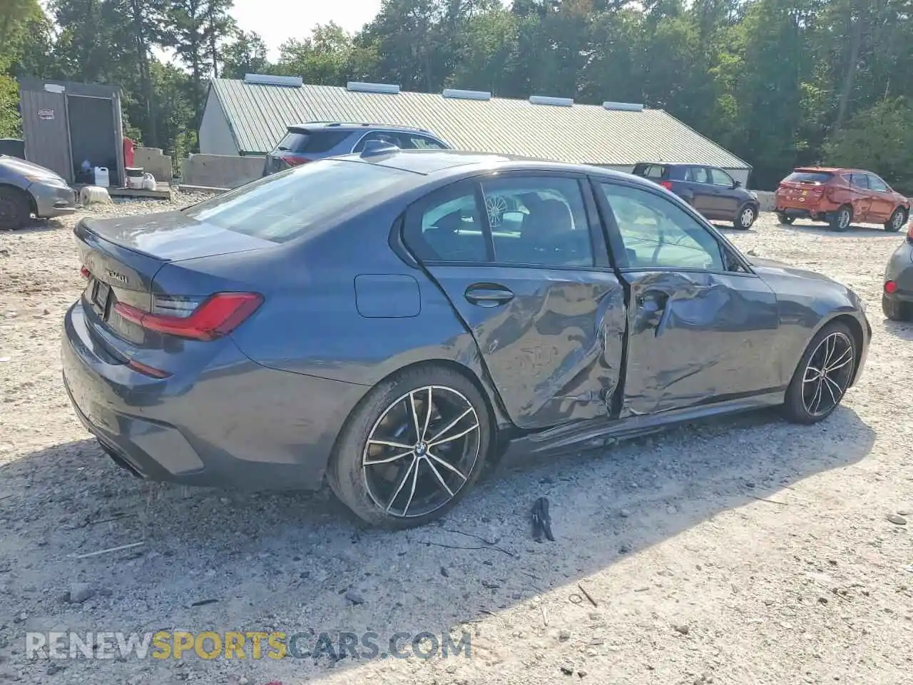 3 Фотография поврежденного автомобиля 3MW5U9J04M8B66348 BMW M3 2021