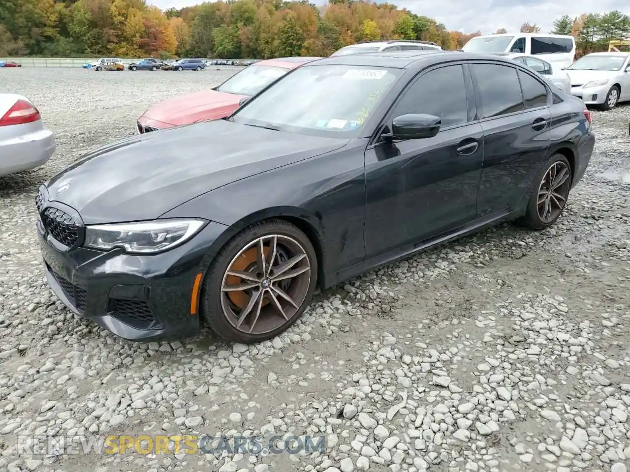 2 Photograph of a damaged car 3MW5U9J05M8B63328 BMW M3 2021