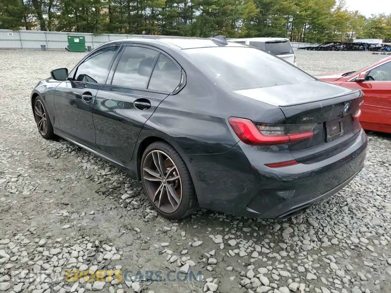 3 Photograph of a damaged car 3MW5U9J05M8B63328 BMW M3 2021