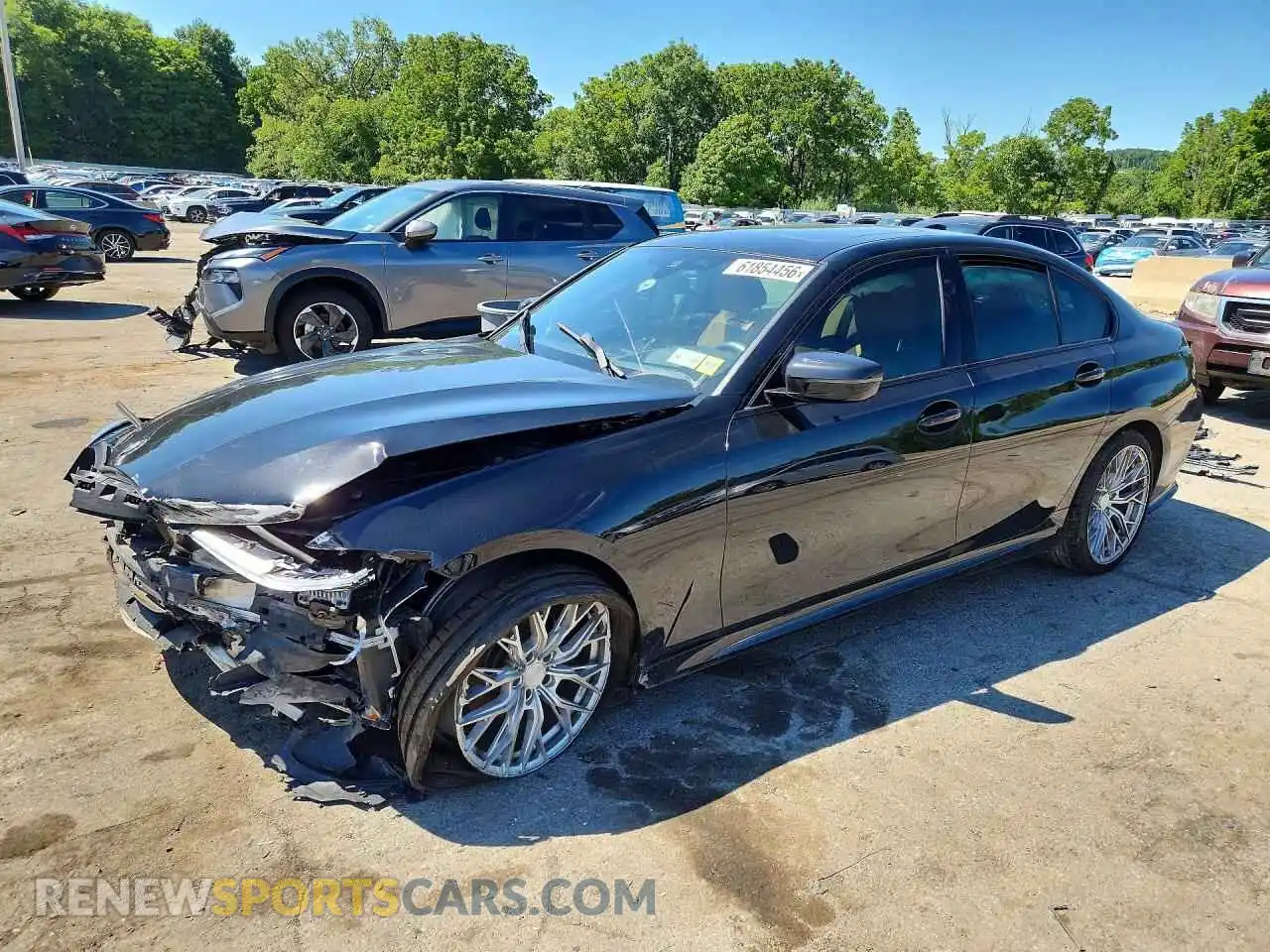 1 Фотография поврежденного автомобиля 3MW5U9J07M8B50807 BMW M3 2021