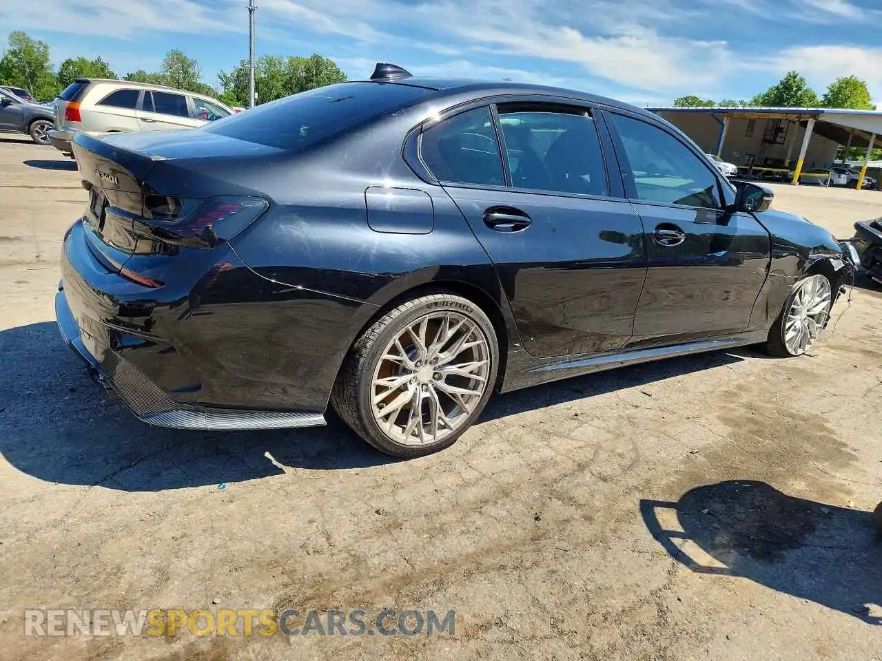 3 Фотография поврежденного автомобиля 3MW5U9J07M8B50807 BMW M3 2021