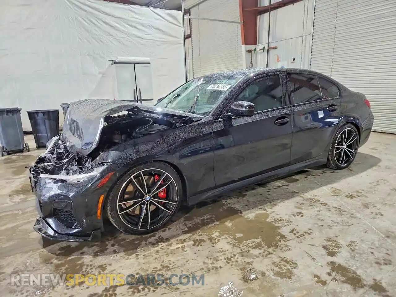 1 Photograph of a damaged car 3MW5U9J07M8B61273 BMW M3 2021