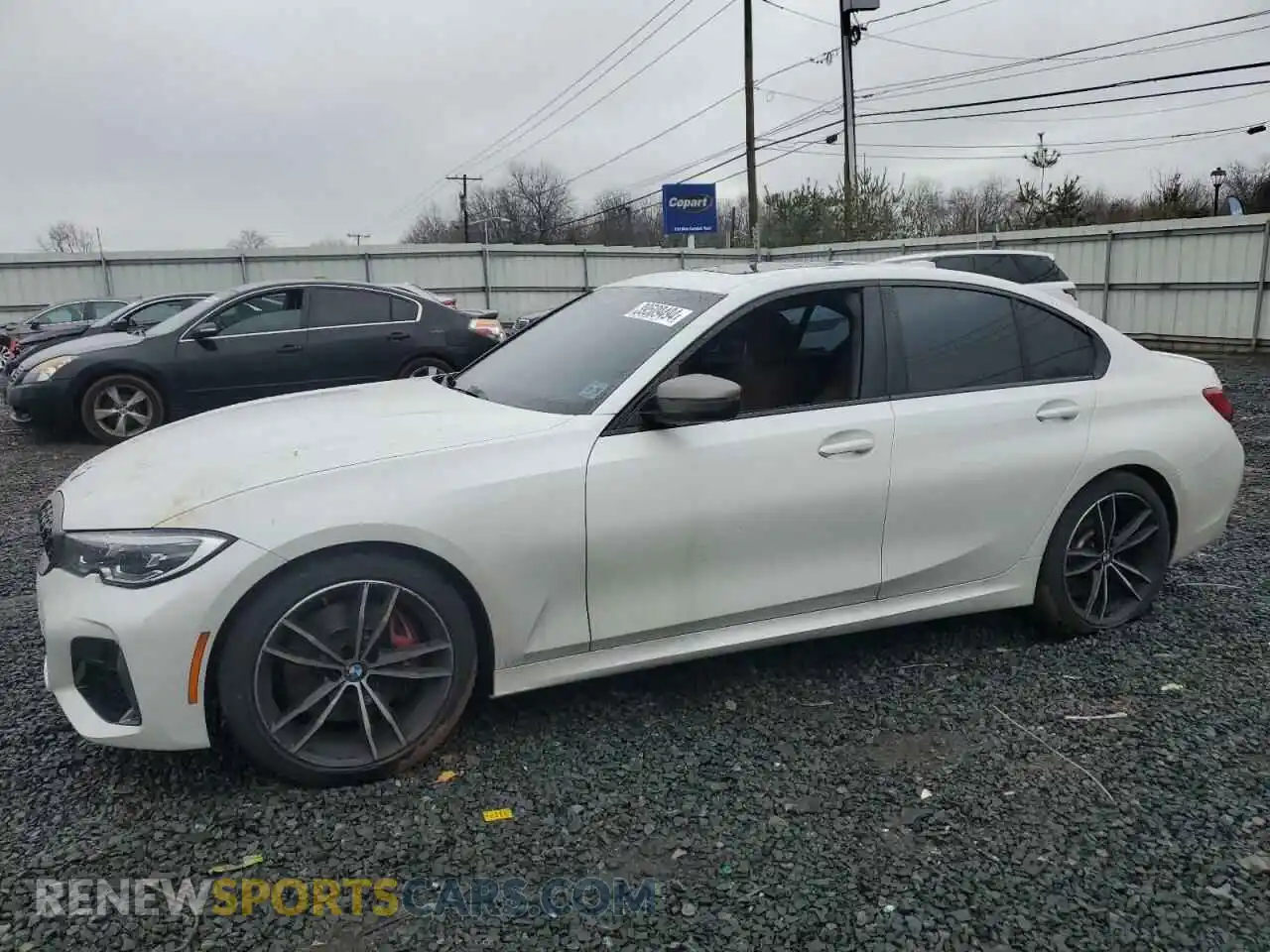 1 Photograph of a damaged car 3MW5U9J07M8B83919 BMW M3 2021