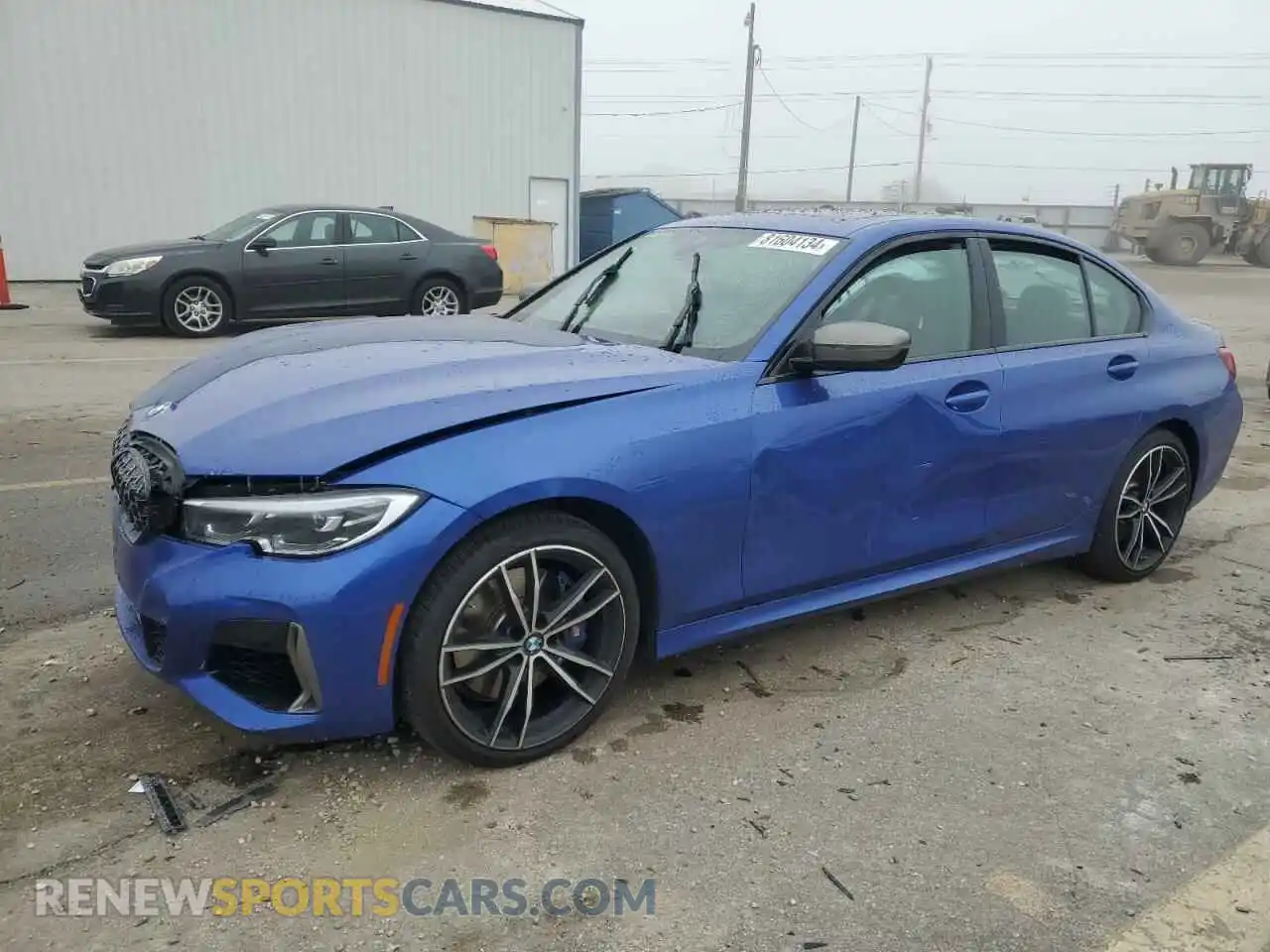 1 Photograph of a damaged car 3MW5U9J09M8B54986 BMW M3 2021