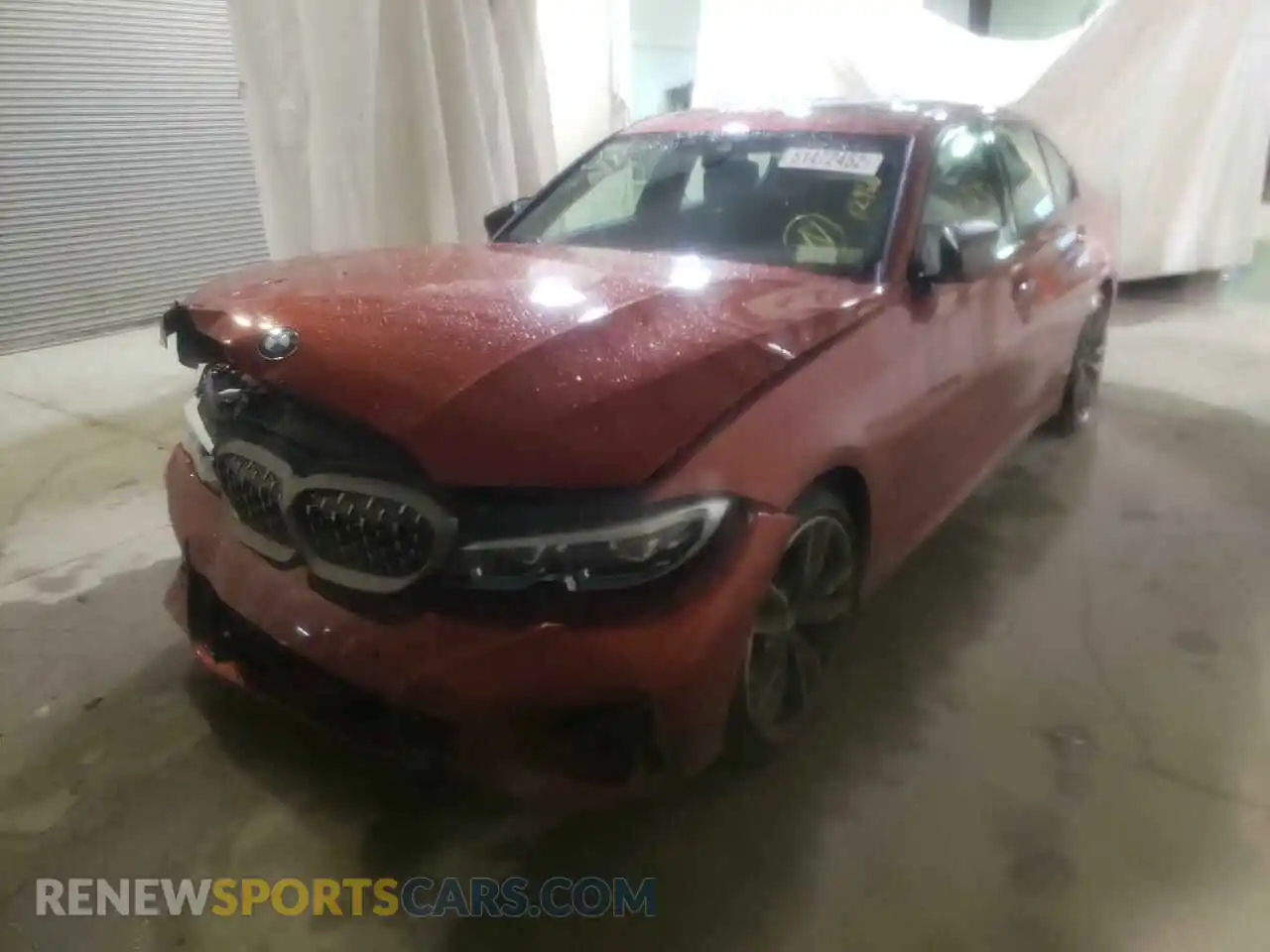 2 Photograph of a damaged car 3MW5U9J0XM8B56259 BMW M3 2021