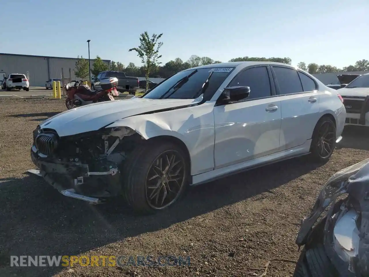 1 Фотография поврежденного автомобиля 3MW5U9J0XM8C14421 BMW M3 2021