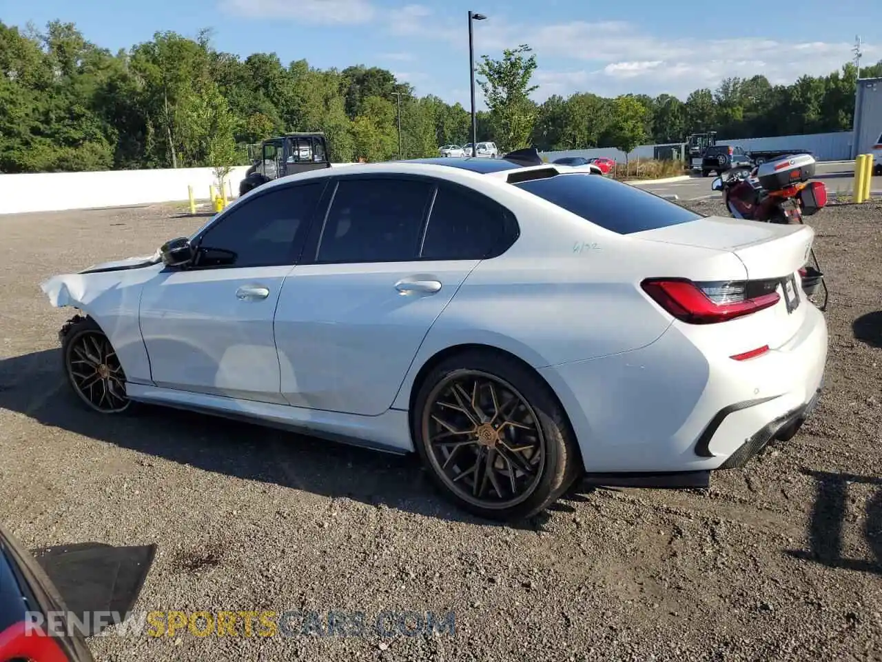 2 Фотография поврежденного автомобиля 3MW5U9J0XM8C14421 BMW M3 2021