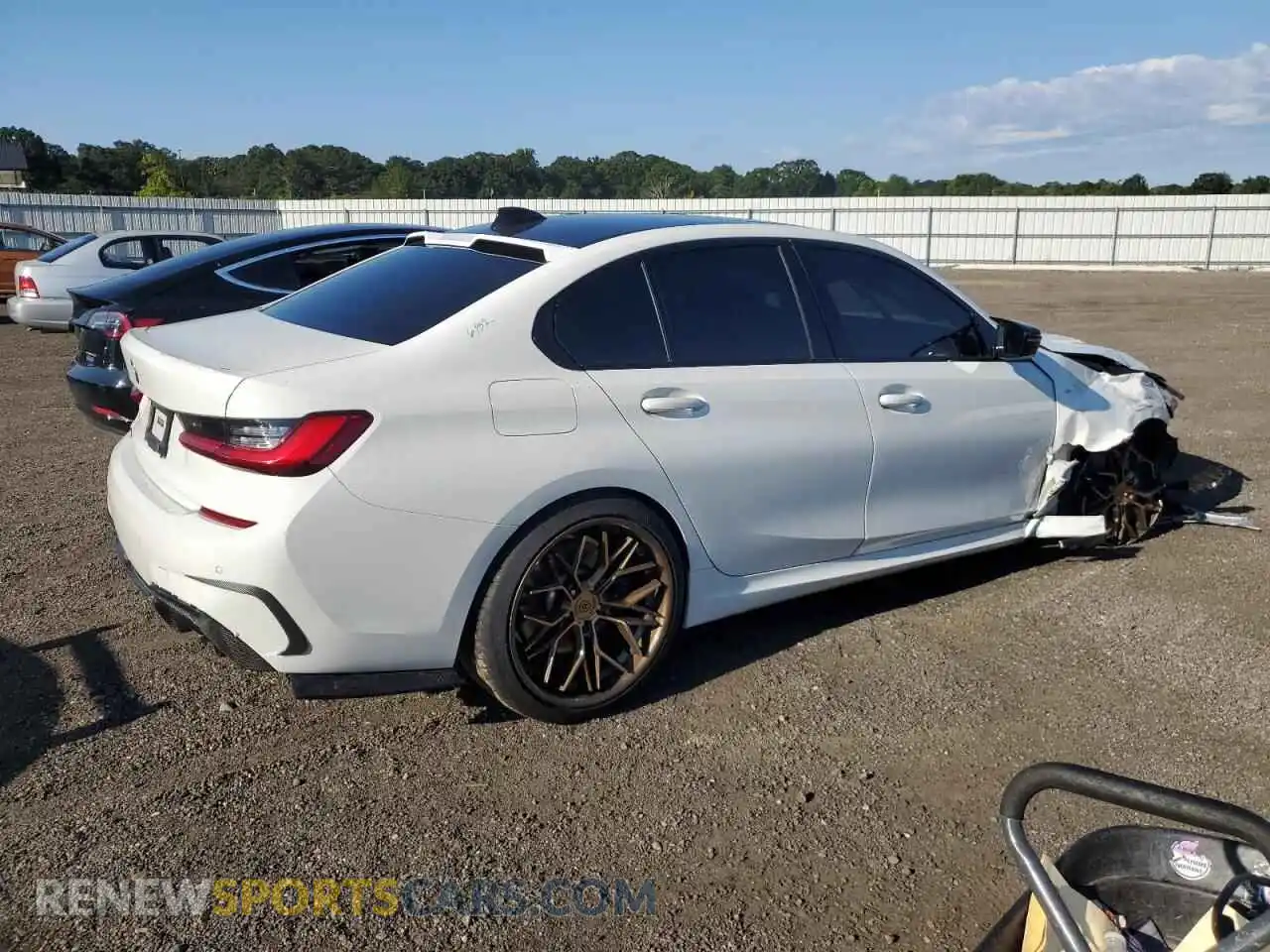 3 Фотография поврежденного автомобиля 3MW5U9J0XM8C14421 BMW M3 2021