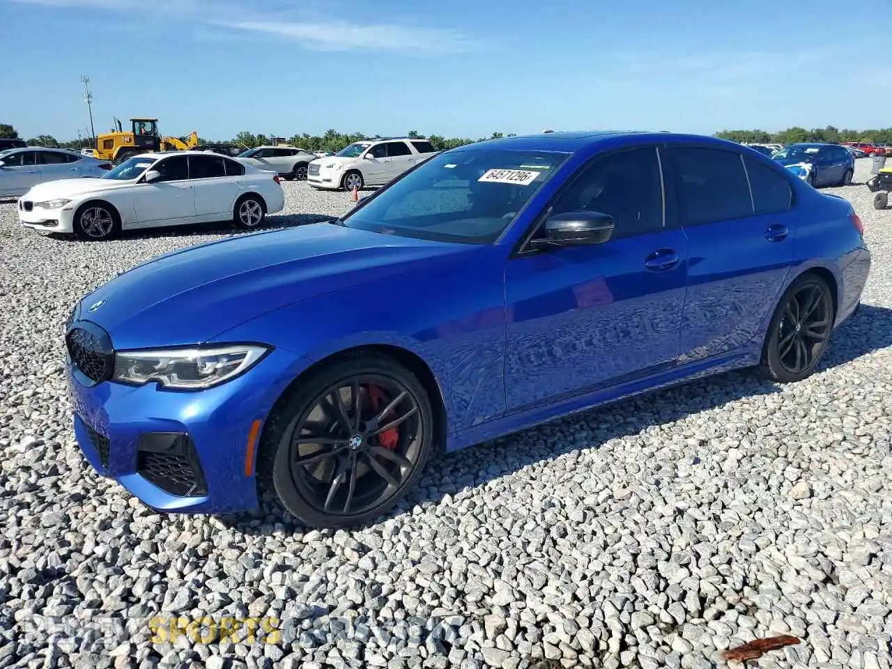 1 Photograph of a damaged car WBA5U7C09MFK93380 BMW M3 2021