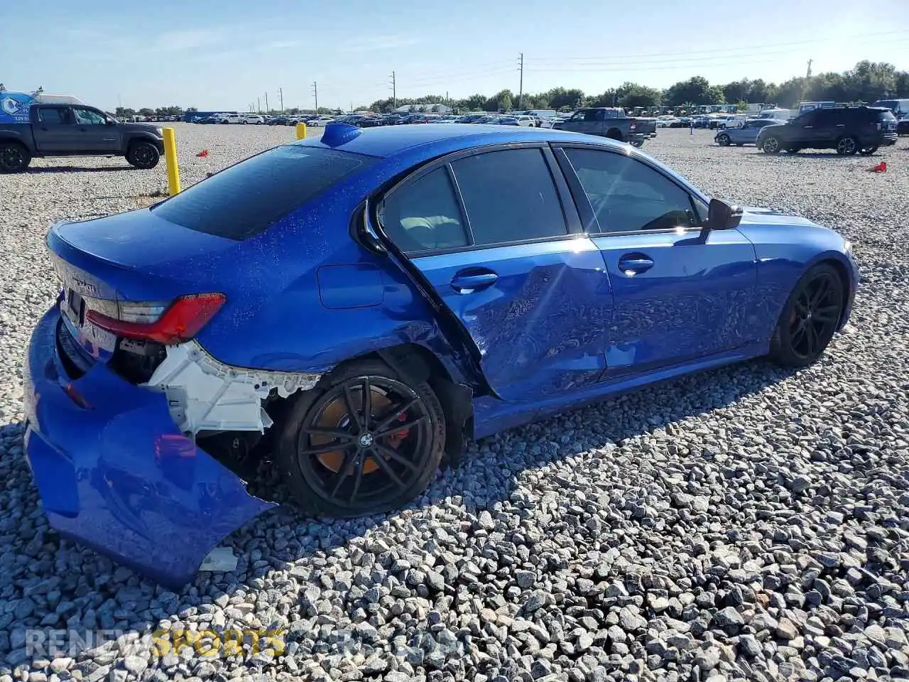 3 Photograph of a damaged car WBA5U7C09MFK93380 BMW M3 2021