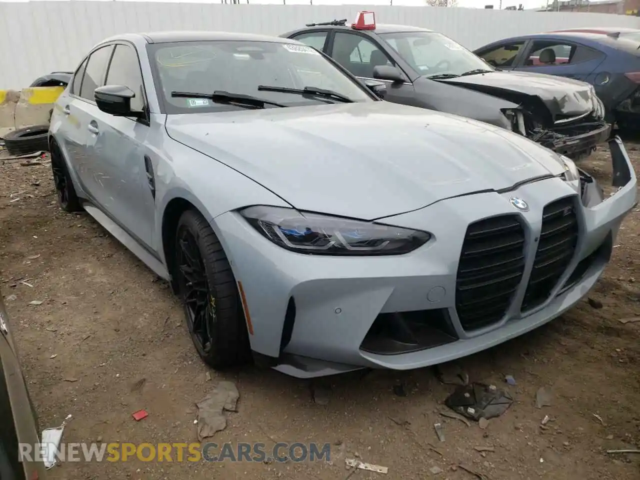 1 Фотография поврежденного автомобиля WBS33AY00MFL59293 BMW M3 2021