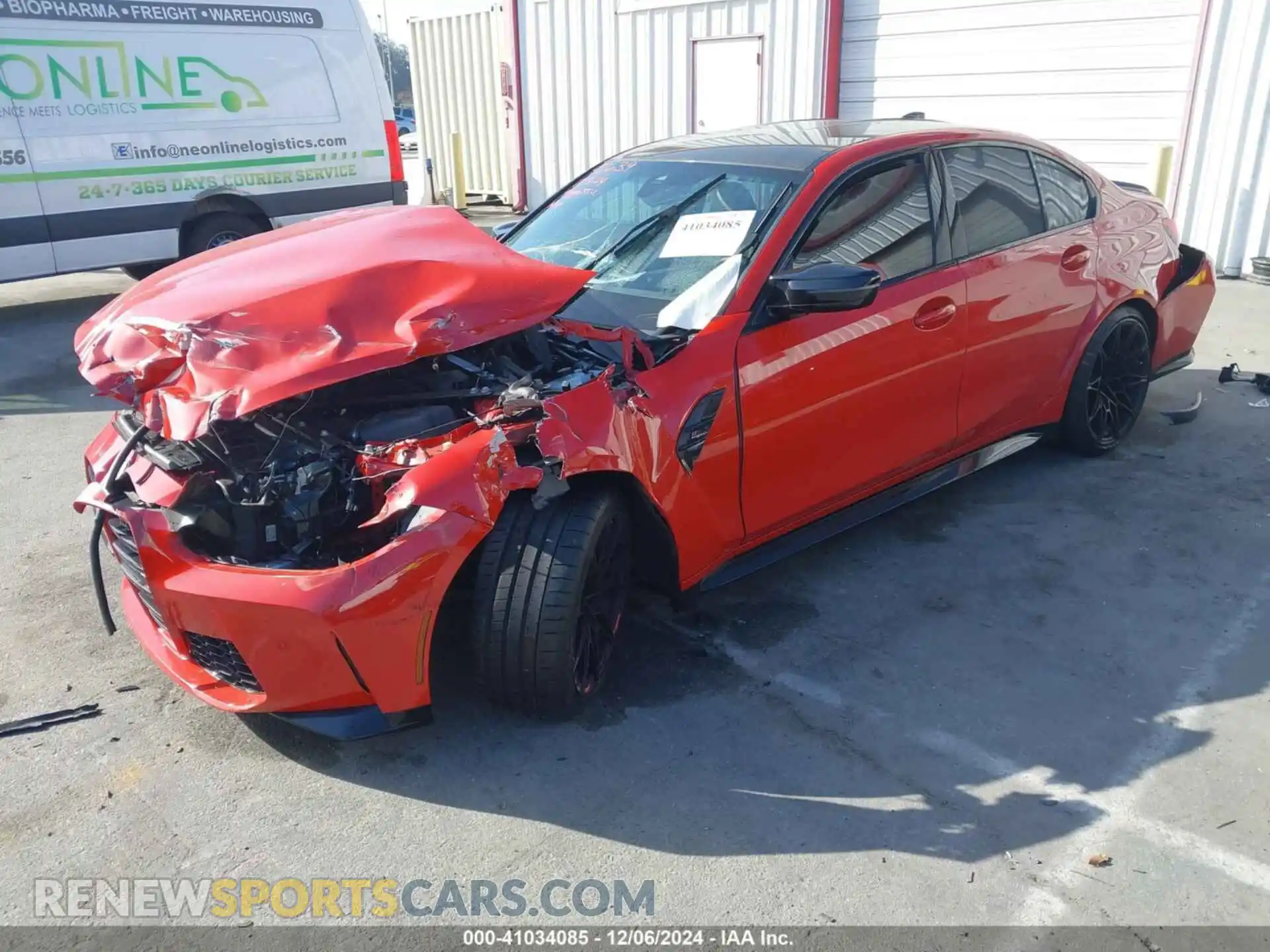 2 Photograph of a damaged car WBS33AY02MFL21564 BMW M3 2021