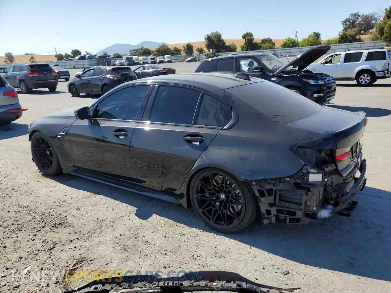 2 Photograph of a damaged car WBS33AY03MFL22335 BMW M3 2021