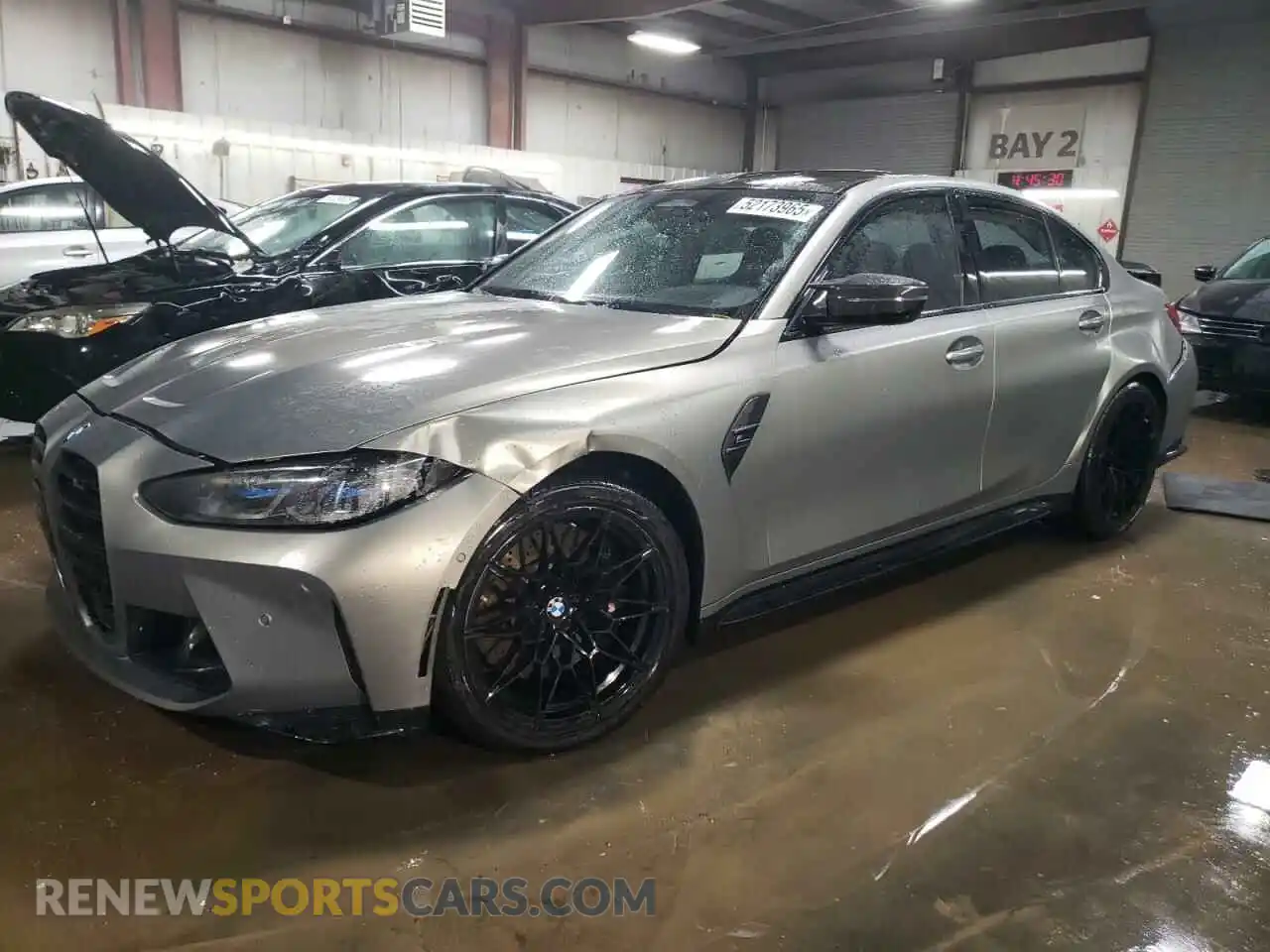 1 Photograph of a damaged car WBS33AY04MFL04703 BMW M3 2021