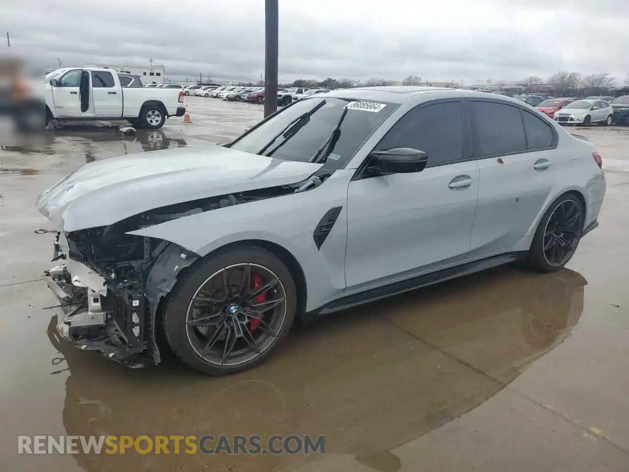 1 Photograph of a damaged car WBS33AY04MFL24157 BMW M3 2021