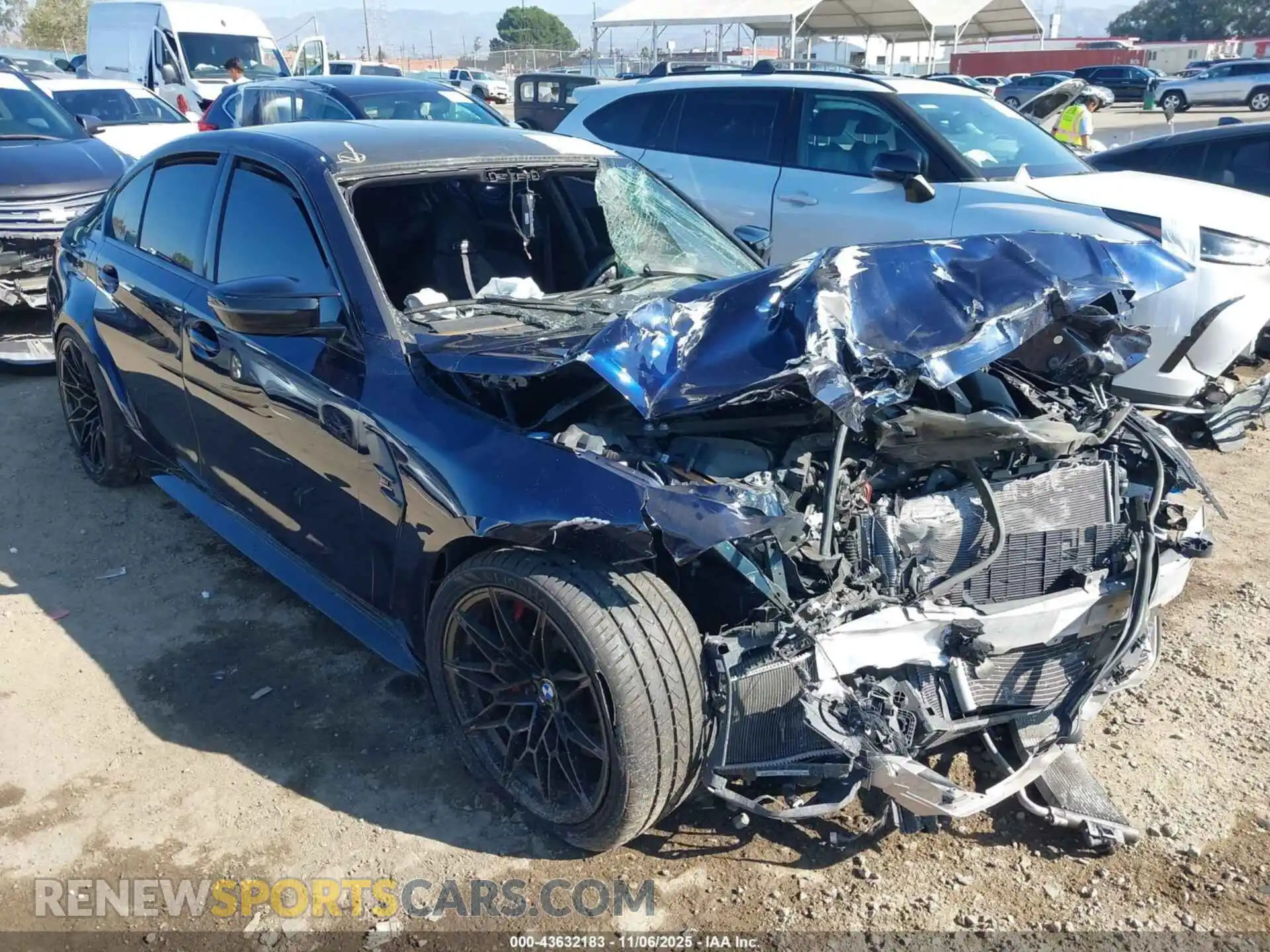 1 Photograph of a damaged car WBS33AY06MFK92022 BMW M3 2021