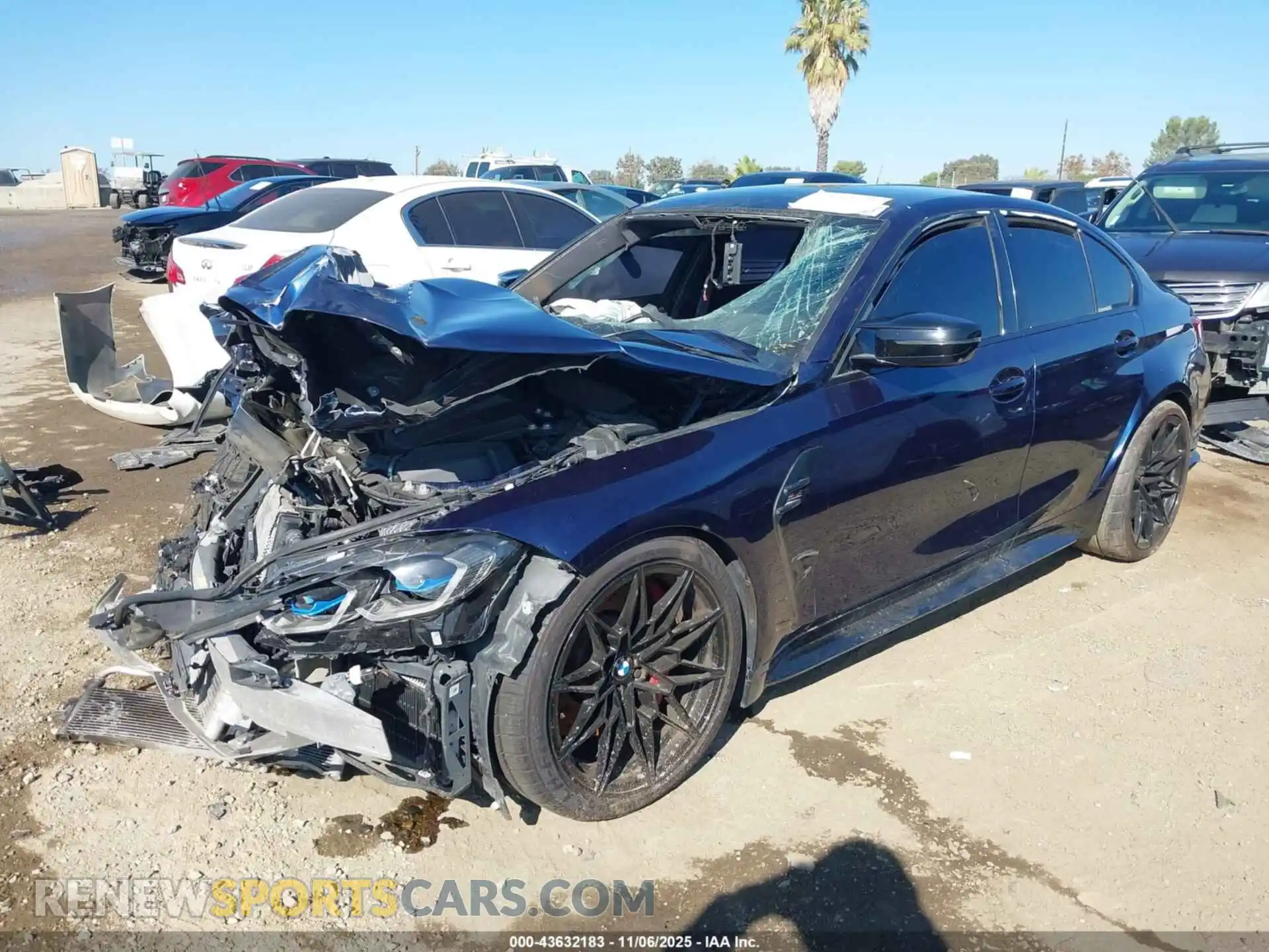 2 Photograph of a damaged car WBS33AY06MFK92022 BMW M3 2021