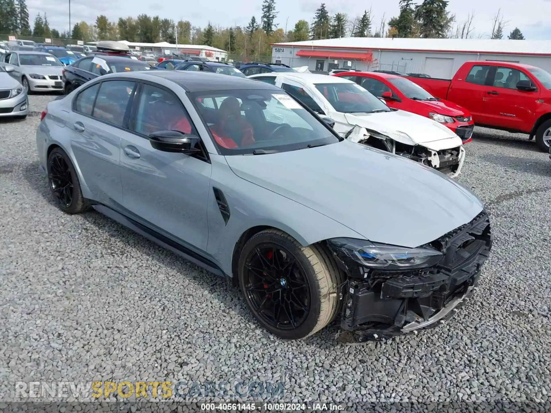 1 Photograph of a damaged car WBS33AY06MFL19364 BMW M3 2021