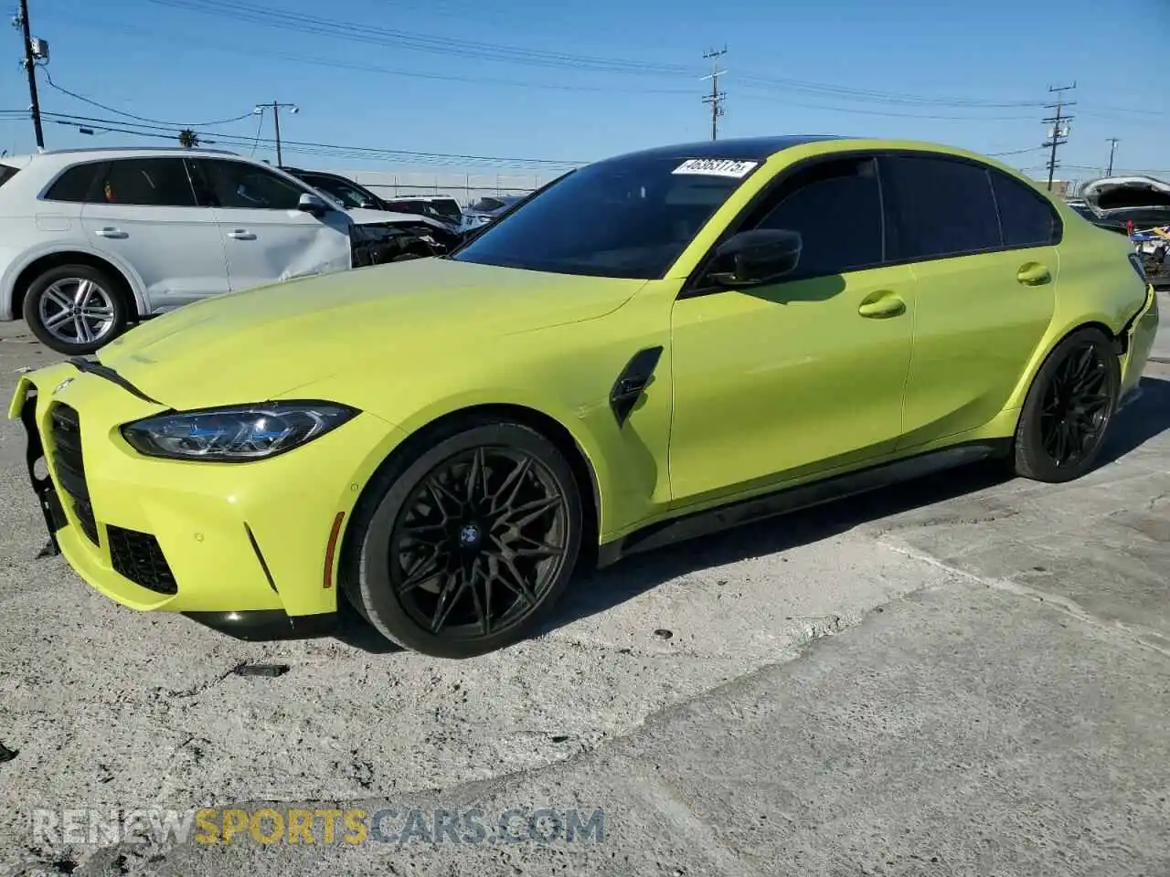 1 Photograph of a damaged car WBS33AY06MFL45849 BMW M3 2021