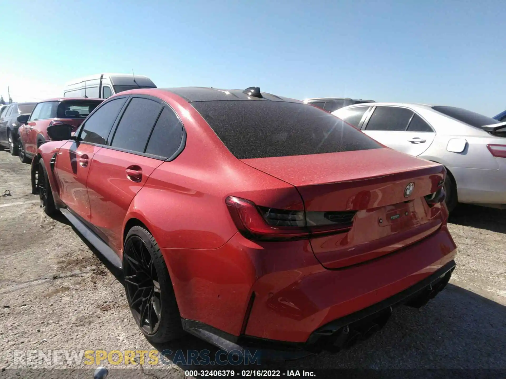 3 Photograph of a damaged car WBS33AY0XMFL27936 BMW M3 2021