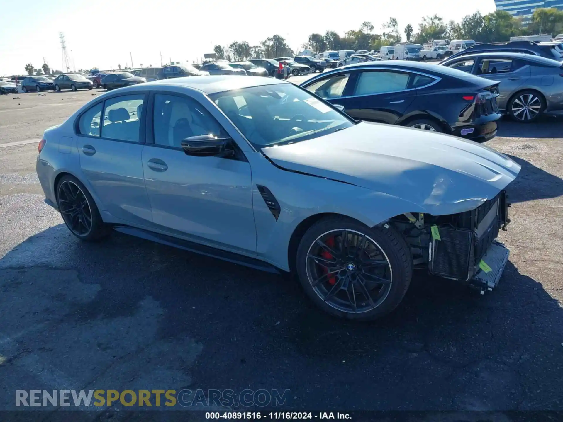 1 Photograph of a damaged car WBS53AY02MFL21718 BMW M3 2021