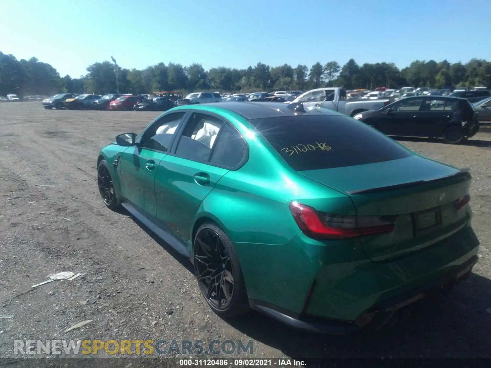 3 Photograph of a damaged car WBS53AY03MFL45011 BMW M3 2021