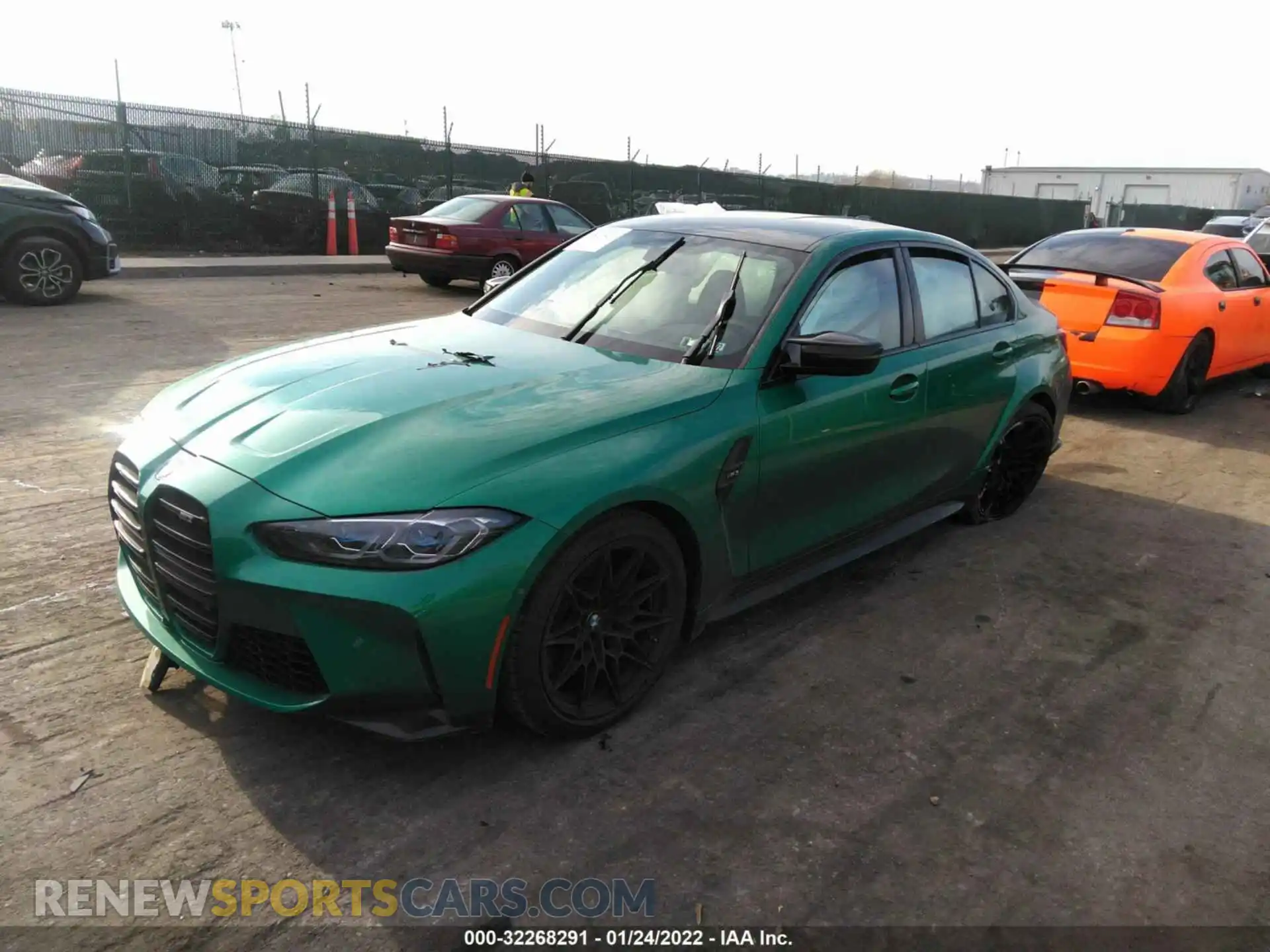 2 Photograph of a damaged car WBS53AY04MFK45404 BMW M3 2021