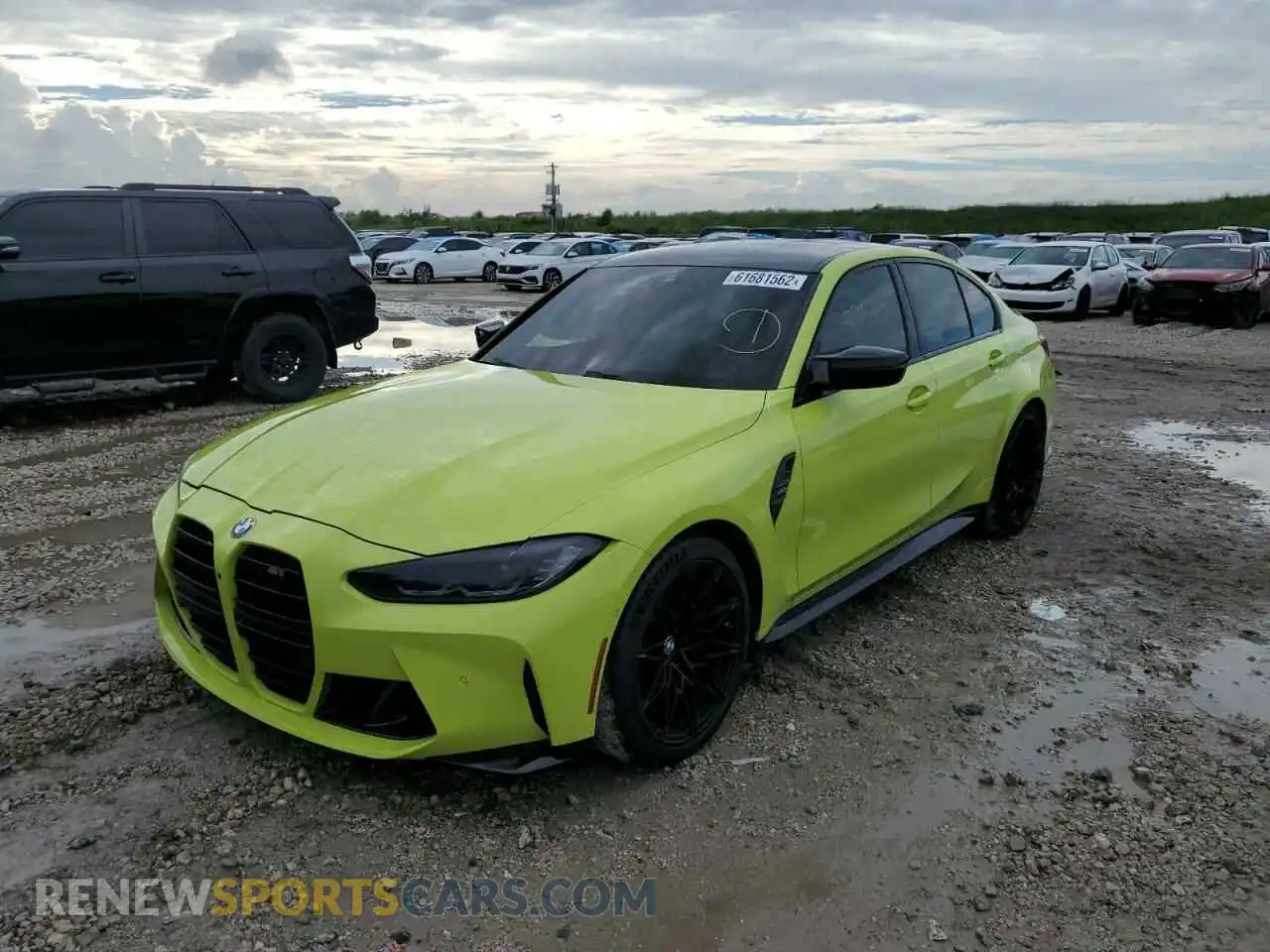 2 Photograph of a damaged car WBS53AY08MFL47322 BMW M3 2021
