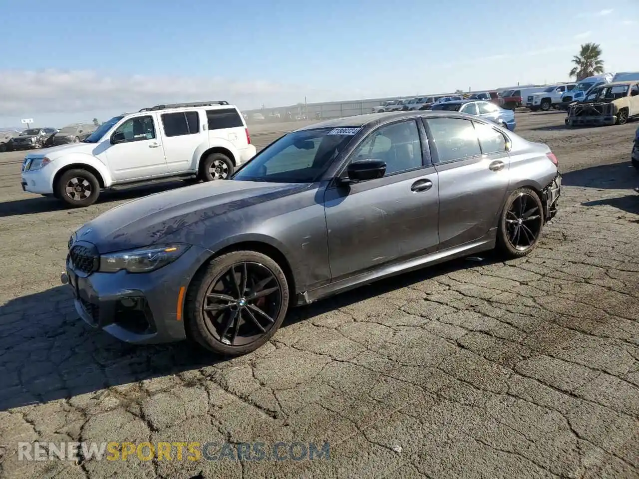 1 Photograph of a damaged car 3MW5U7J00N8C57770 BMW M3 2022