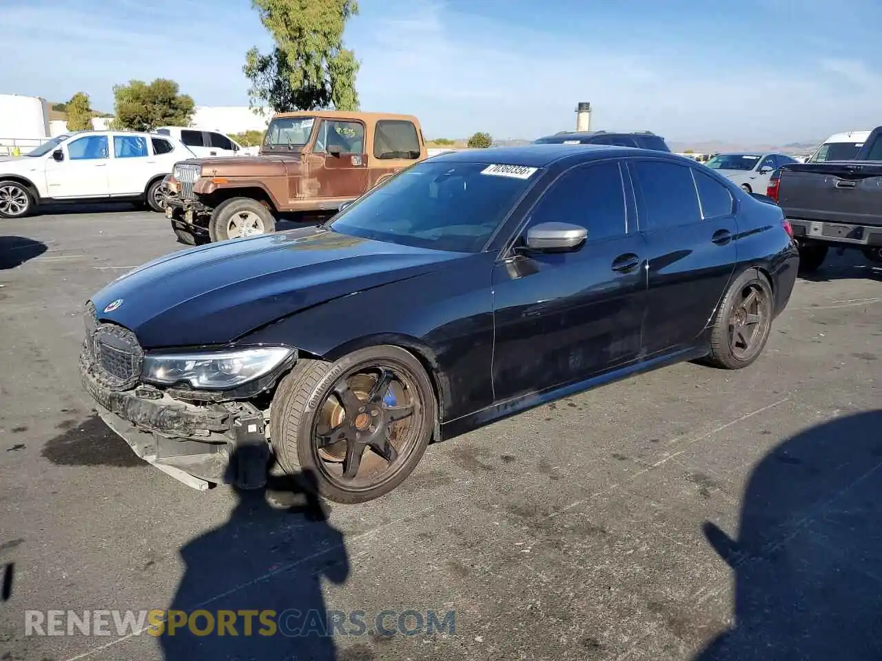 1 Photograph of a damaged car 3MW5U7J02N8C76787 BMW M3 2022