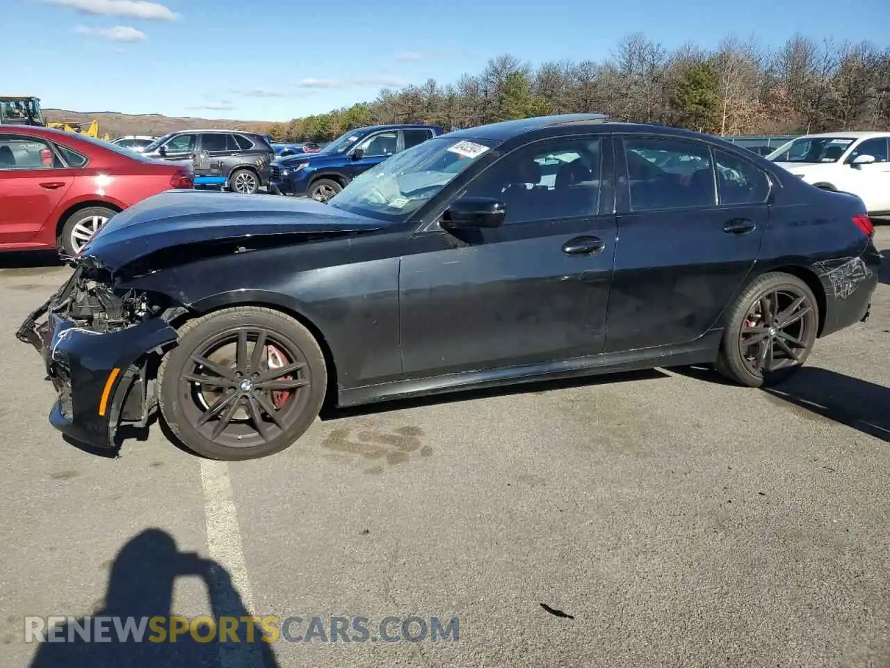 1 Photograph of a damaged car 3MW5U9J07N8C39262 BMW M3 2022