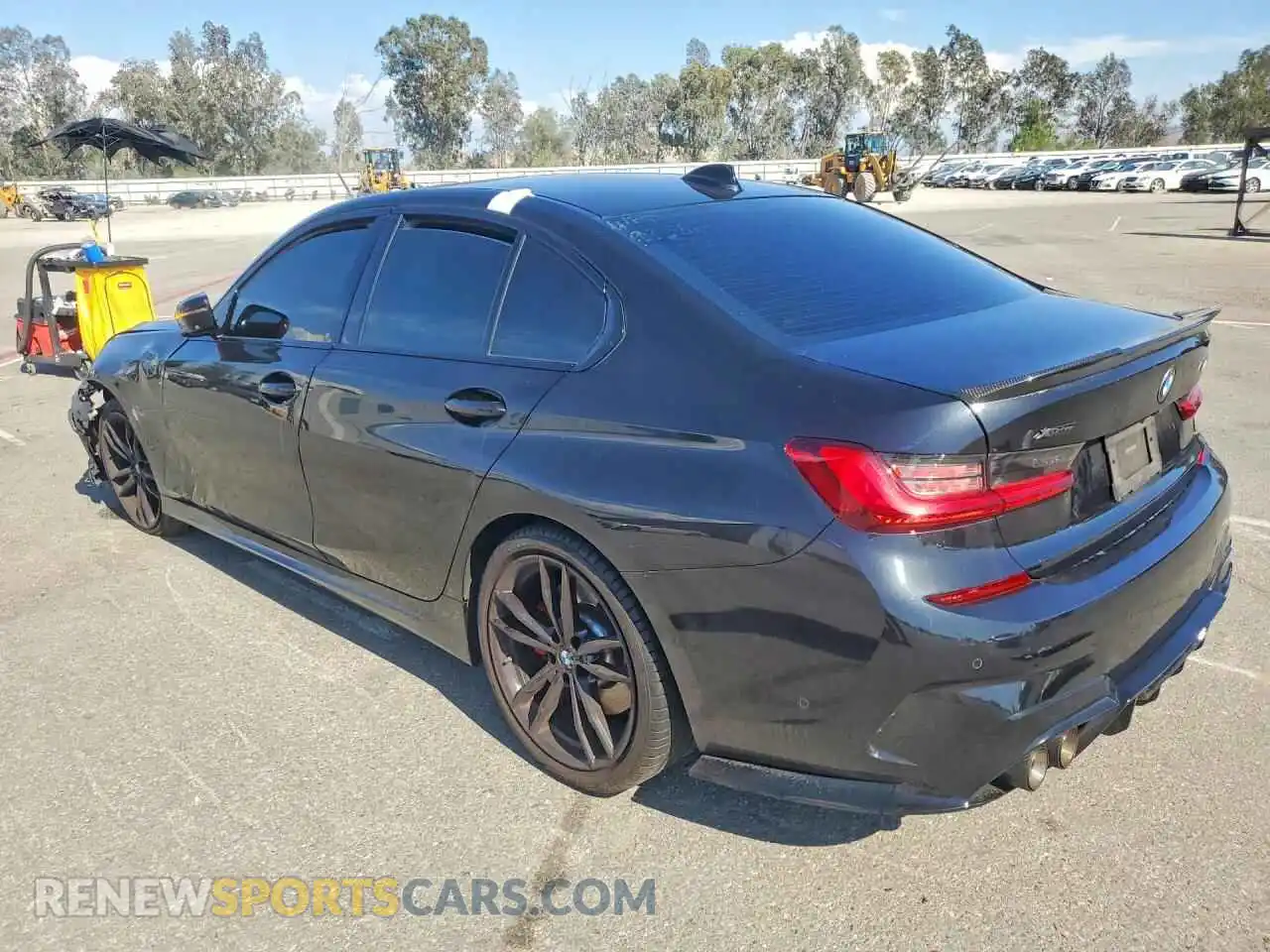 2 fotografías del automóvil dañado 3MW5U9J09N8C22964 BMW M3 2022